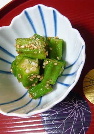 オクラの梅和え-レシピのメイン写真