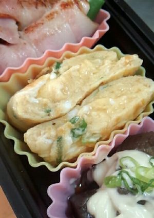 簡単♪昆布茶ネギのたまご焼き♡-レシピのメイン写真