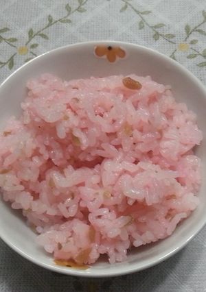 超簡単な小梅の炊き込みご飯-レシピのメイン写真