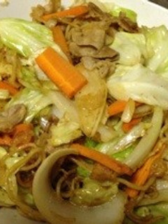 味噌カレー焼そば-レシピのメイン写真