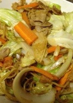 味噌カレー焼そば-レシピのメイン写真