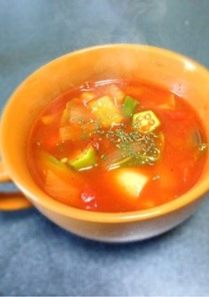 野菜食べよ♪アレンジ∞トマトスープ♡-レシピのメイン写真