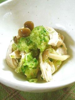 鶏のキュウリみぞれ和え-レシピのメイン写真