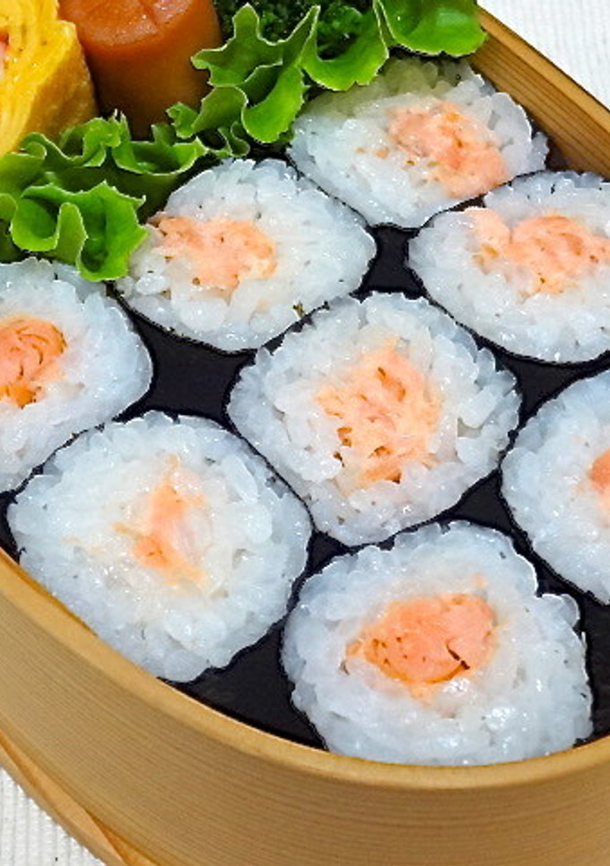 鮭とマヨネーズで海苔巻き☆お弁当-レシピのメイン写真