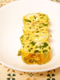 お弁当にピッタリ!ピーマンの卵焼き-レシピのメイン写真