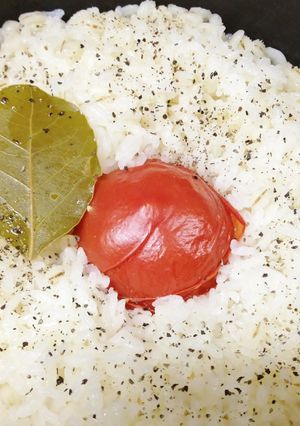 お鍋DEトマトの洋風炊き込みご飯-レシピのメイン写真
