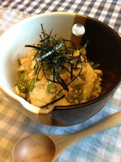 簡単シンプルでハマる♪ 豆腐丼-レシピのメイン写真
