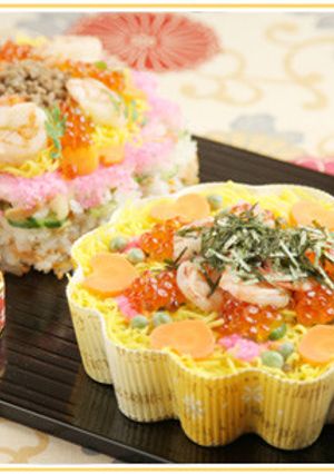 *ちらし寿司ケーキ*-レシピのメイン写真