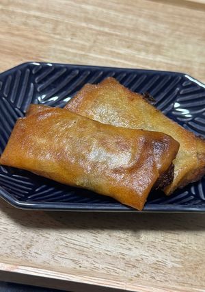 キーマカレーの余りで！簡単春巻き-レシピのメイン写真