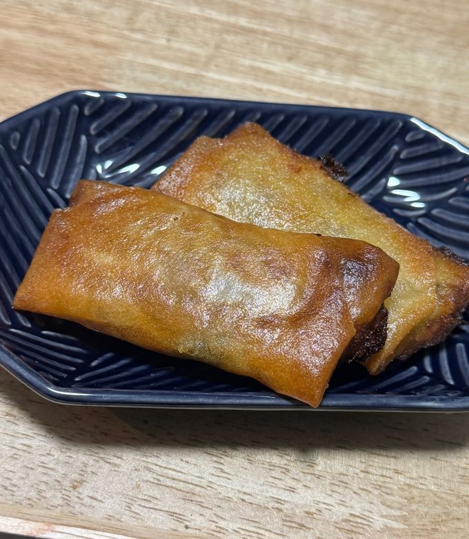 キーマカレーの余りで！簡単春巻き-レシピのメイン写真