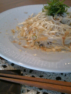 梅とカツオの和え素麺♪-レシピのメイン写真