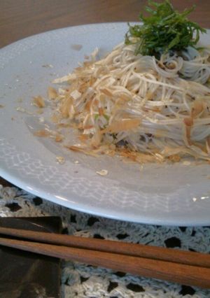 梅とカツオの和え素麺♪-レシピのメイン写真