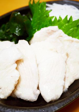 驚きの柔らか食感！鶏むね肉でお刺身気分♪-レシピのメイン写真