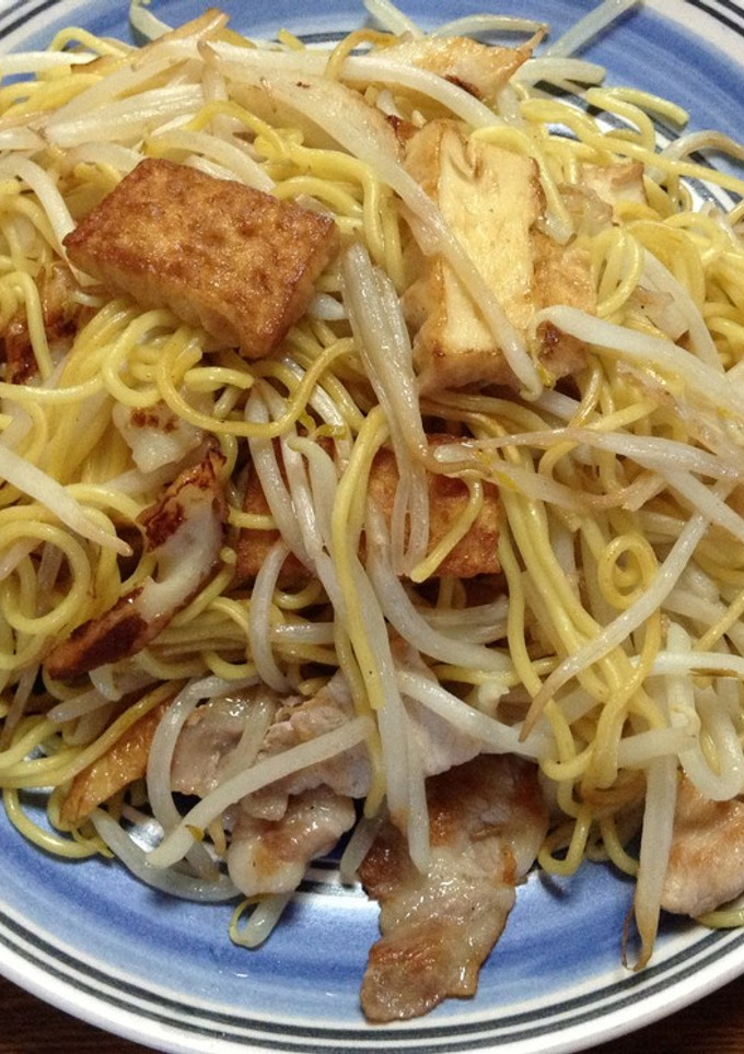 簡単 厚揚げ塩焼きそば-レシピのメイン写真