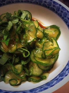 簡単きゅうりと大葉の和え物-レシピのメイン写真
