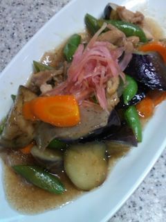 茄子と鶏肉の煮こみ風-レシピのメイン写真