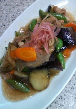 茄子と鶏肉の煮こみ風-レシピのメイン写真