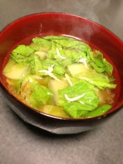 岩手の味♡山東菜としらすの味噌汁♪-レシピのメイン写真