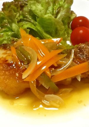白身魚のあんかけ ★給食の味★-レシピのメイン写真