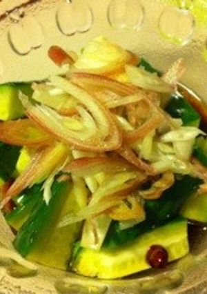 さっぱり☆たたききゅうりのみょうが風味-レシピのメイン写真