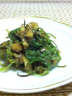 おかひじきの胡桃味噌和え-レシピのメイン写真
