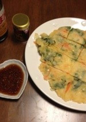 あり合わせ野菜のちぢみ-レシピのメイン写真