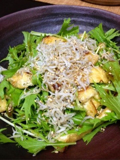 水菜がバリバリ食べれるサラダ-レシピのメイン写真