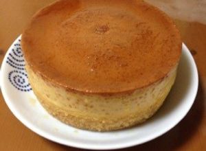 バレンタイン♡二層に分かれるプリンケーキ-レシピのメイン写真