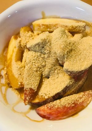 毎日のりんご●練乳＆黒蜜きなこ-レシピのメイン写真