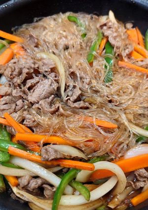 超簡単！韓国料理！チャプチェ！-レシピのメイン写真