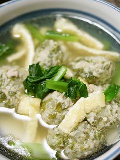 セロリ入り鶏だんごスープ-レシピのメイン写真