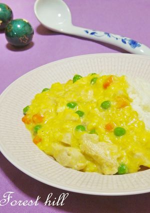 中華風クリームコーンかけご飯-レシピのメイン写真