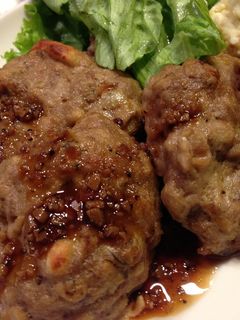 ヘルシーなナス入りハンバーグ〜☆-レシピのメイン写真