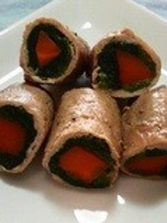 ほうれん草とニンジンの豚肉巻き-レシピのメイン写真