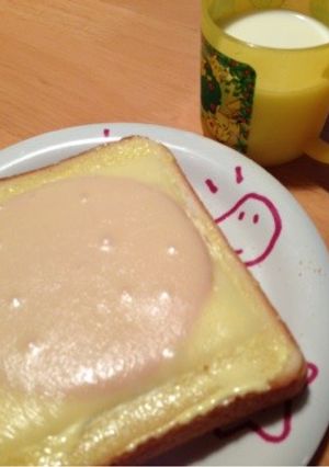 簡単 ズボラde朝食 ハムチーズトースト-レシピのメイン写真