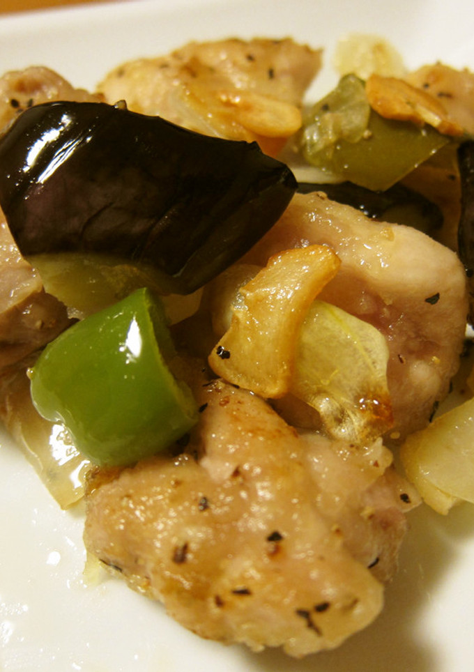 鶏肉と夏野菜の炒め物-レシピのメイン写真
