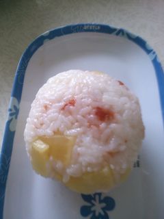 たくあん梅おにぎり-レシピのメイン写真