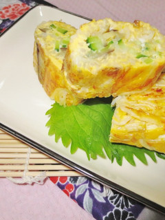 そうめんで卵焼き☆きゅうり入り-レシピのメイン写真