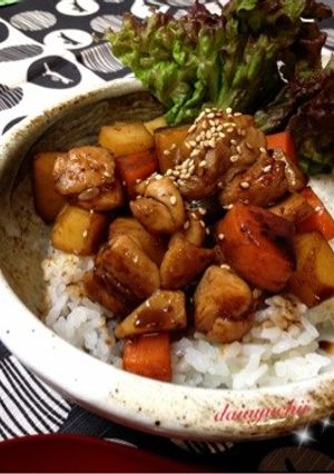 甘辛にメロメロ❤鶏マヨ甘辛丼-レシピのメイン写真