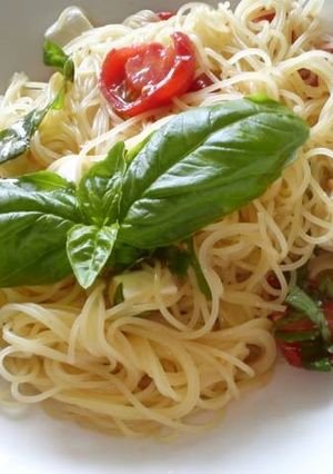 ＊トマトの冷製パスタ＊-レシピのメイン写真