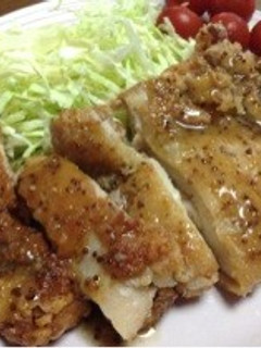 鶏竜田*ハニーマスタードソース*-レシピのメイン写真