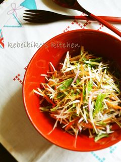 ごぼうのきんぴらの彩り野菜和え-レシピのメイン写真