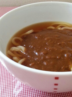 ♪超簡単すぎ♪リメイクカレーうどん-レシピのメイン写真