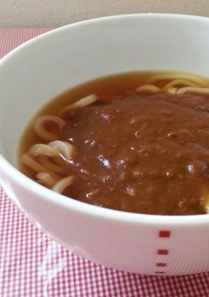 ♪超簡単すぎ♪リメイクカレーうどん-レシピのメイン写真