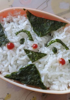 とっても簡単キャラ弁!おむすびマン弁当-レシピのメイン写真