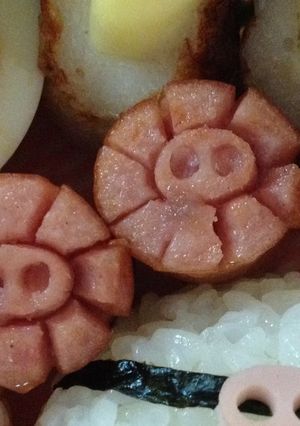 キャラ弁に♪ブタっ鼻ウインナー-レシピのメイン写真