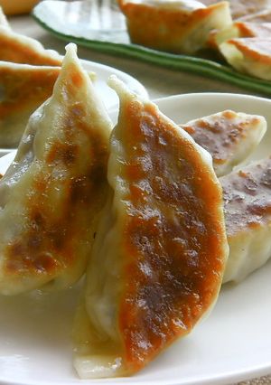 茄子入り餃子♬（失敗なしの焼き方編）-レシピのメイン写真