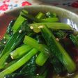 鉄板◎小松菜のカラシ醤油和え