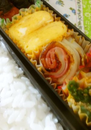 お弁当にちくわでベーコン巻き巻♪-レシピのメイン写真