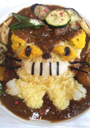 ネコバスの夏野菜カレー-レシピのメイン写真